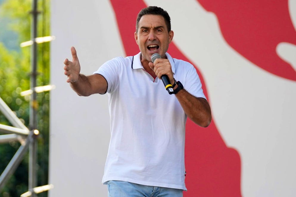 L'eurodeputato italiano Roberto Vannacci era stato invitato dalla sezione ticinese dell'UDC per una conferenza (foto d'archivio).