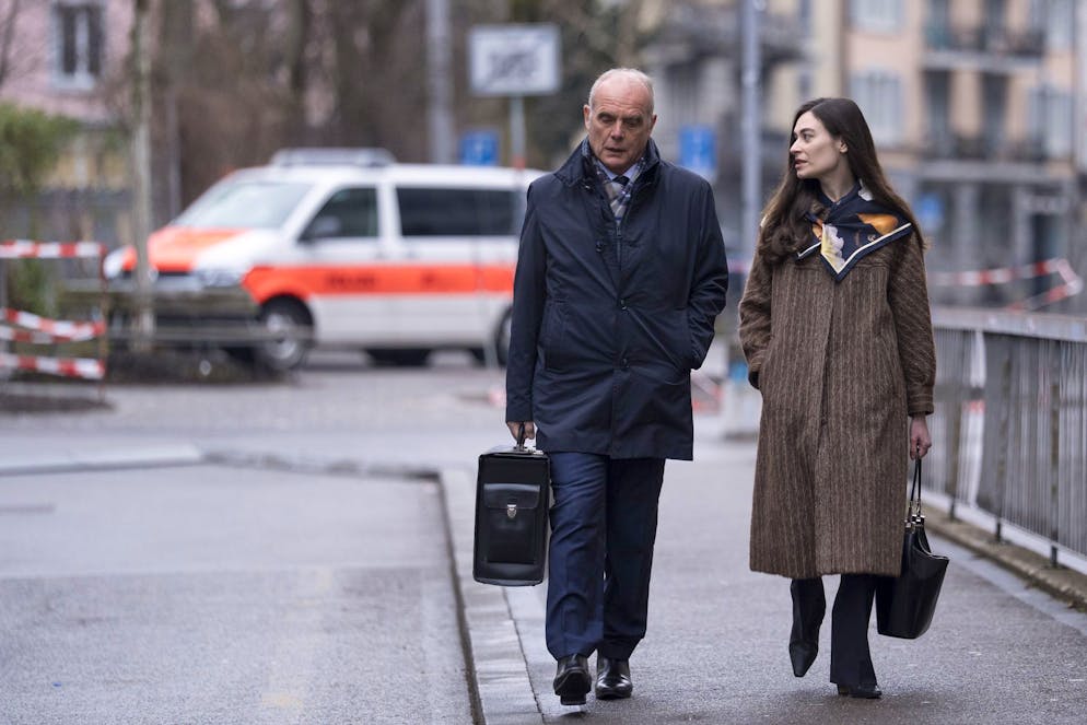 Sanija Ameti all'arrivo in tribunale mercoledì mattina, il 28 gennaio 2026.