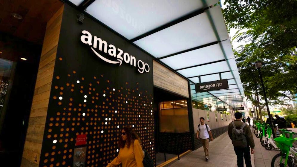 Amazon was a pioneer in stores where you can simply grab things from the shelf and walk out - cameras and sensors take care of payment. (archive image)