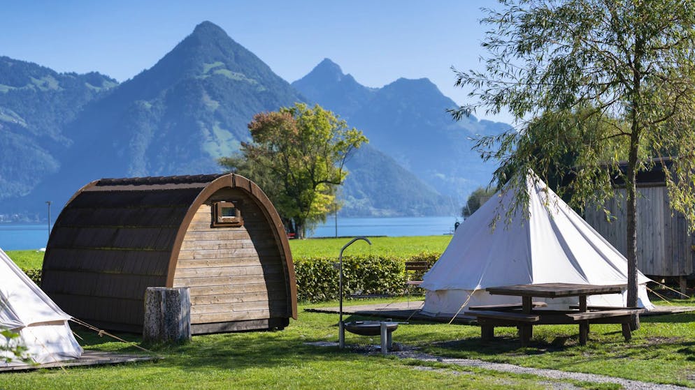 Campen: Weniger Komfort als im Hotel, aber trotzdem immer teurer, jedenfalls in der Schweiz.