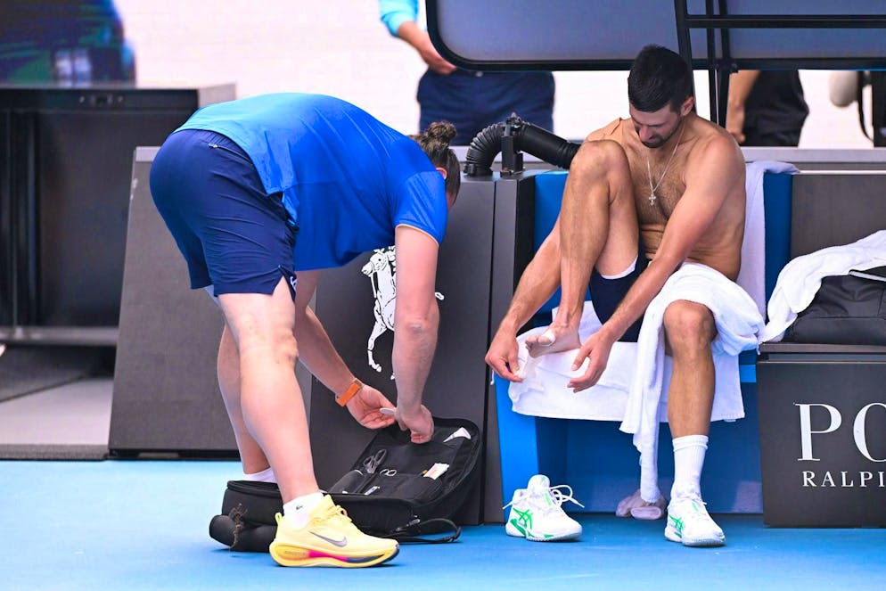 Novak Djokovic has no problem with the cameras during matches.