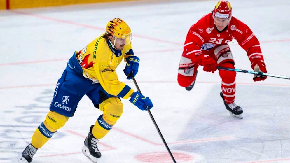 Unstoppable by the Rapperswil-Jona Lakers: Davos' golden helmet Matej Stransky