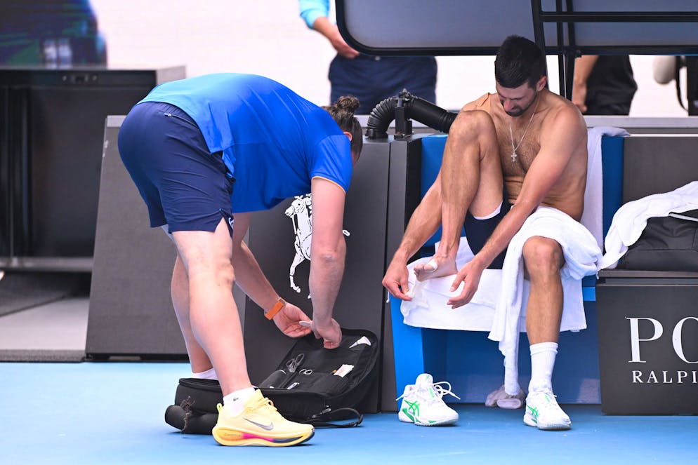 Mit den Kameras während der Spiele hat Novak Djokovic kein Problem.