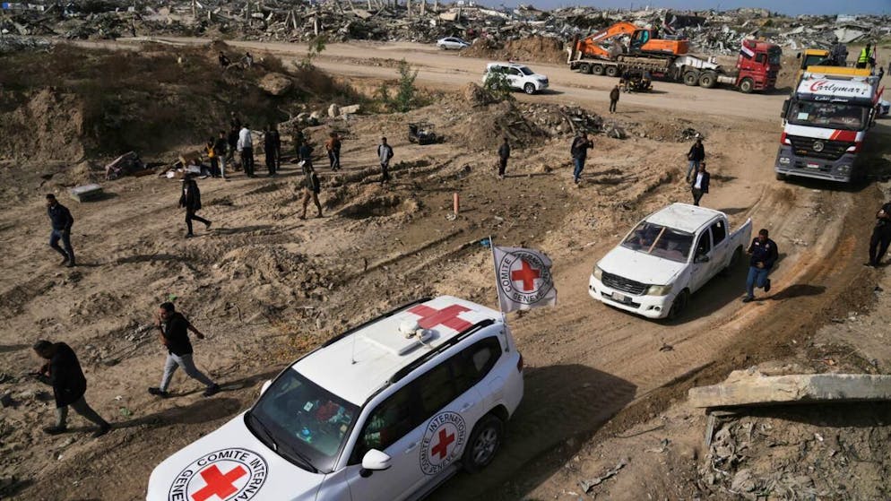 Le Comité international de la Croix-Rouge (CICR) a aidé à la recherche de restes d'otages décédés dans la bande de Gaza (archives).