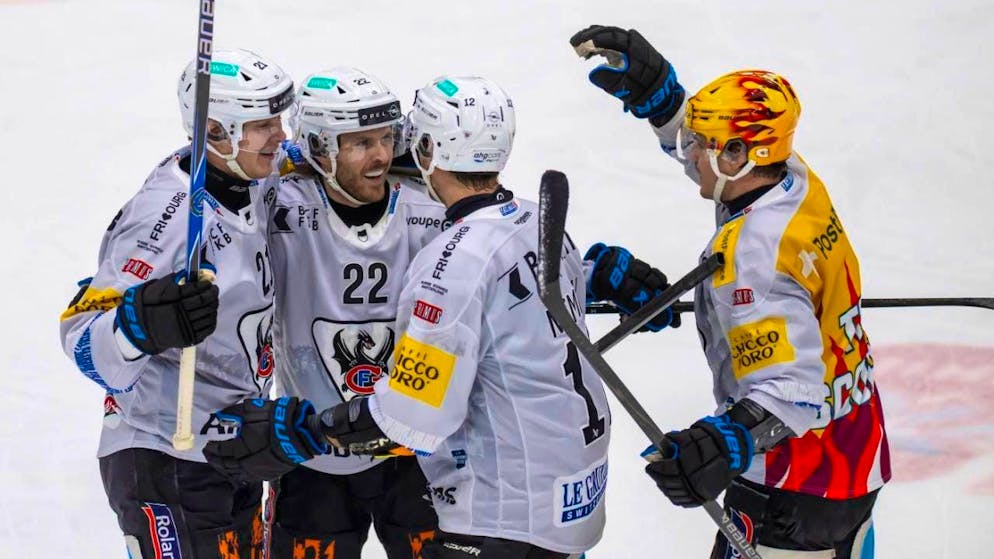 The next victory: Fribourg-Gottéron are delighted with their eighth win in a row