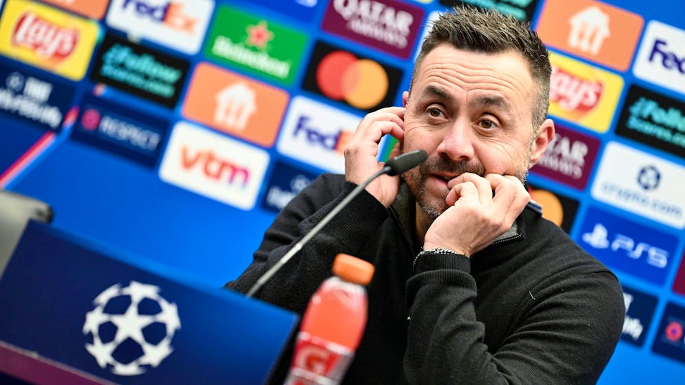 Roberto De Zerbi a reconnu un sentiment de «honte» après l'élimination de l’OM en Ligue des champions.