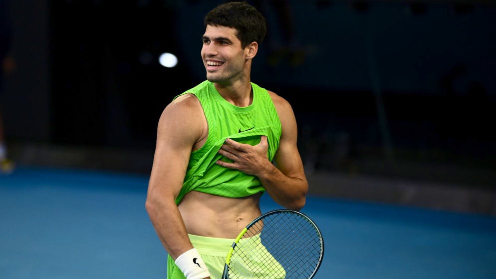 Carlos Alcaraz steht nach grossem Kampf gegen Alexander Zverev im Final der Australian Open.