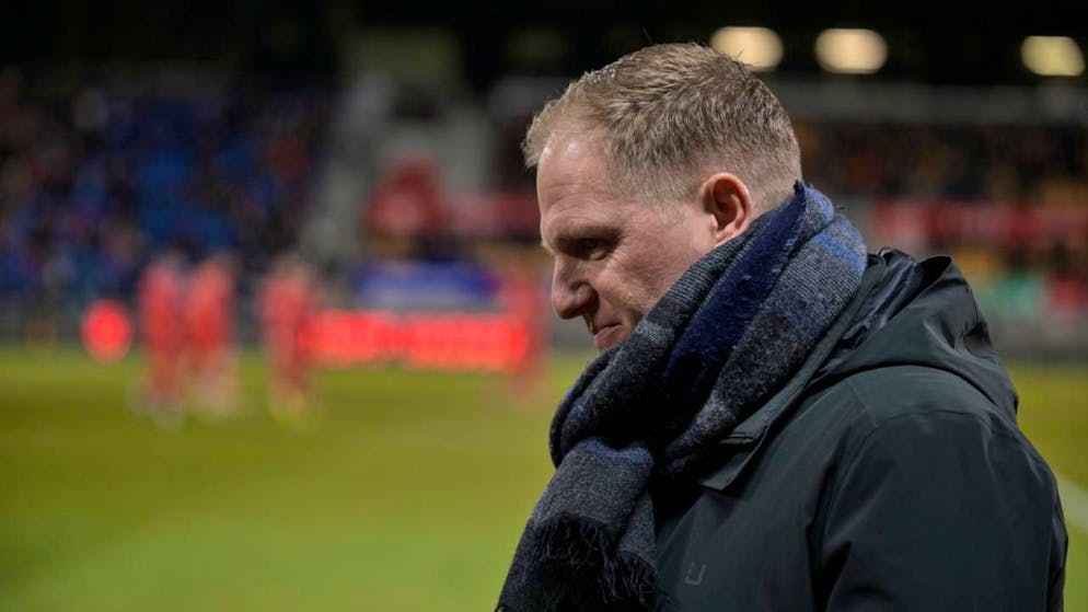 Der Vaduzer Trainer Marc Schneider verliert mit seinem Team wieder einmal