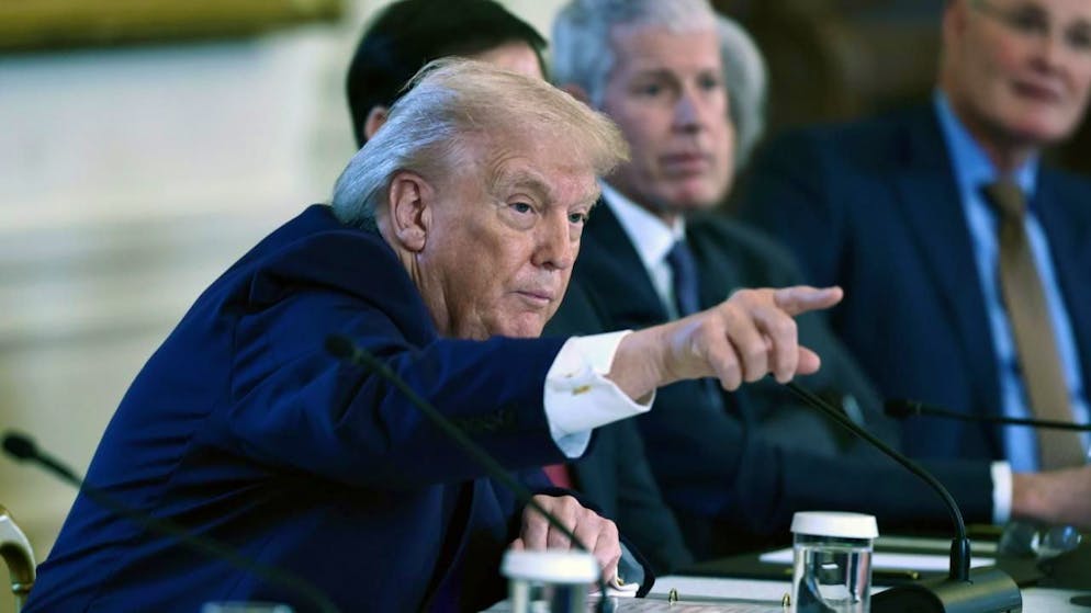 Le président américain Donald Trump a reçu Chevron et d'autres groupes pétroliers américains en janvier pour les rallier à sa stratégie de mise sous tutelle du Venezuela. (archives)