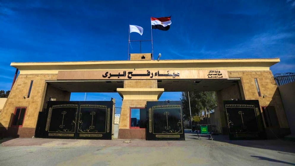 ARCHIVE - General view of the Rafah border crossing between Egypt and the Palestinian territories. Photo: Gehad Hamdy/dpa