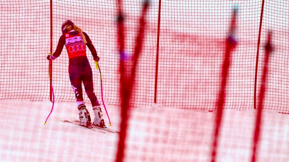 Lindsey Vonn is one of the racers in Crans-Montana who does not finish