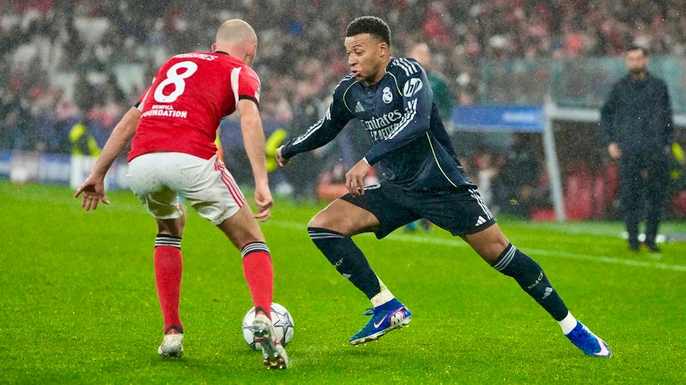 Kylian Mbappé et le Real Madrid retrouveront Benfica en barrages.
