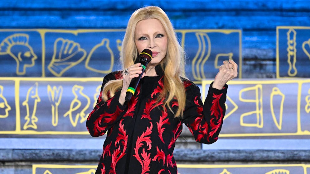 Patty Pravo in scena.