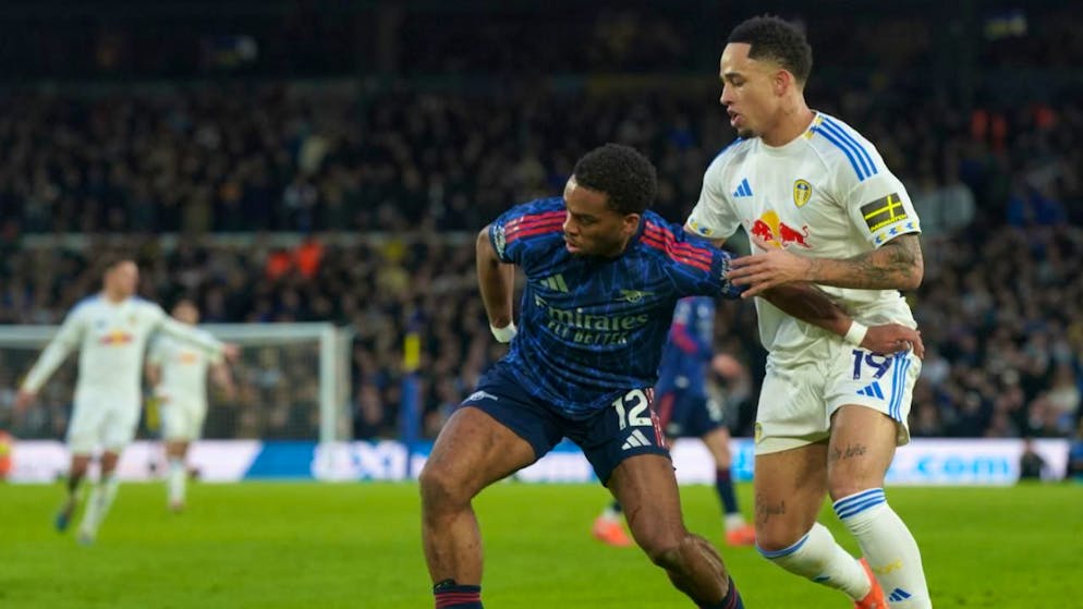 Premier-League-Leader legt vor. Tabellenführer Arsenal lässt Okafors Leeds keine Chance