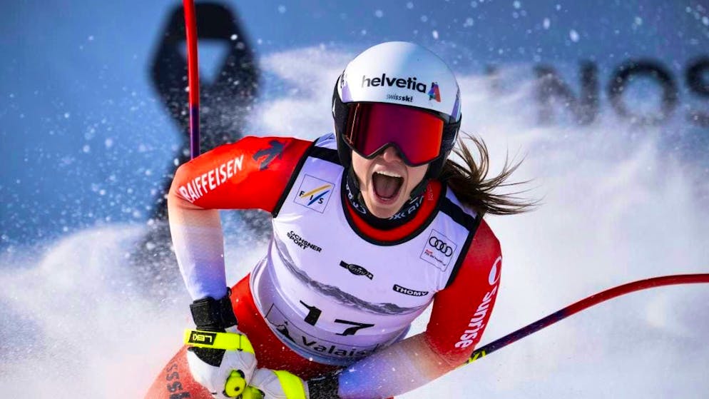 A cry of joy: Malorie Blanc surprises in Crans-Montana