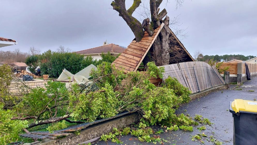France. Une «mini-tornade» endommage 300 maisons sur le bassin d'Arcachon