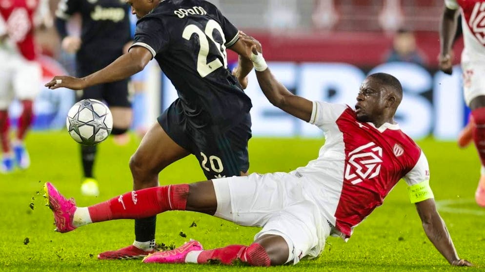 Monaco's Denis Zakaria is also convincing in central defense (archive photo).