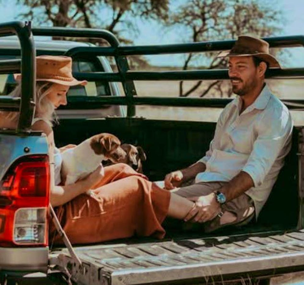 Anna and Gerard Heiser had to abandon their African adventure.