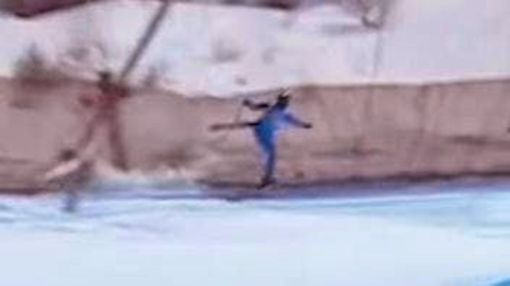 Ecco cosa è successo. Giovanni Franzoni evita la caduta in extremis nelle prove della libera di Crans-Montana: «È stato spaventoso»