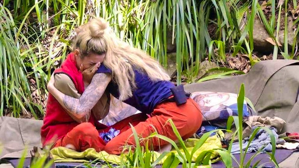 Mirja du Mont comforts Ariel, who is grieving for her father.