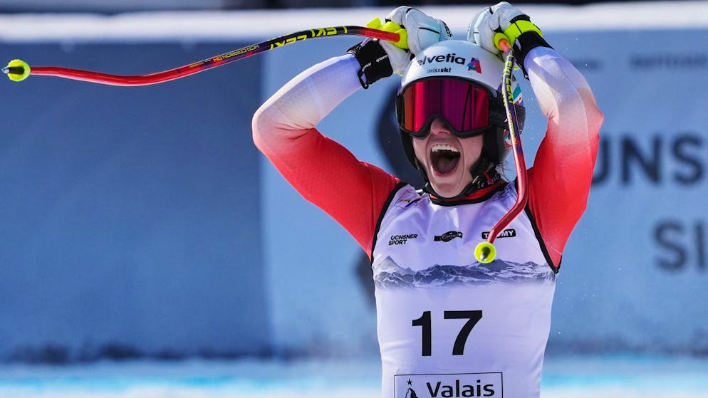 Perfekte Olympia-Hauptprobe. Blanc holt sich in Crans-Montana sensationell den ersten Sieg ihrer Karriere