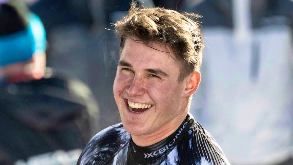 Franjo von Allmen is on the verge of victory in the downhill in Crans-Montana