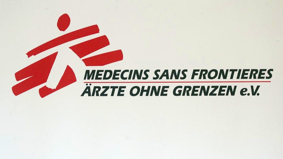 ARCHIV - Das Logo des Vereins "Ärzte ohne Grenzen". Foto: Wolfgang Kumm/dpa