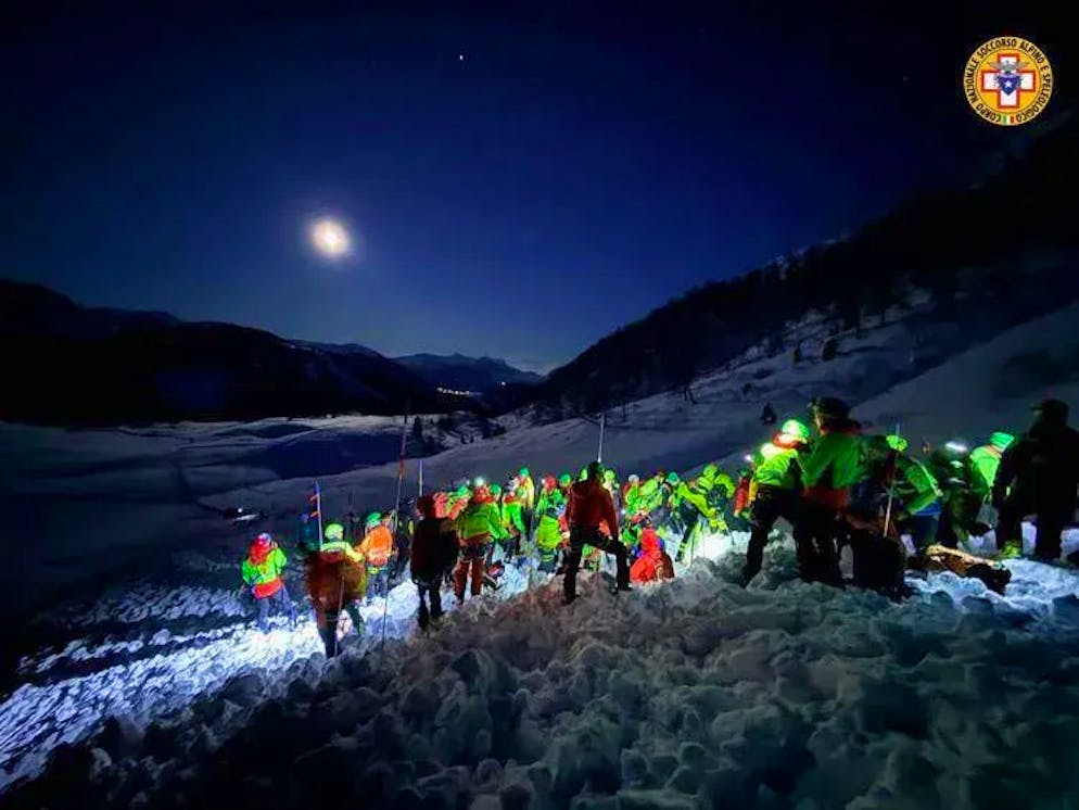 Il luogo della valanga