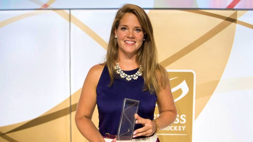 Florence Schelling remembers the Olympic coup - Gallery. Florence Schelling was named the most valuable player of the 2014 Olympic tournament