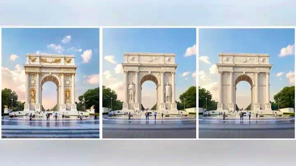 This is what the Arc de Trump could look like.