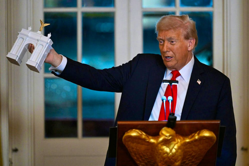 Trump wants a giant triumphal arch in Washington (archive image).