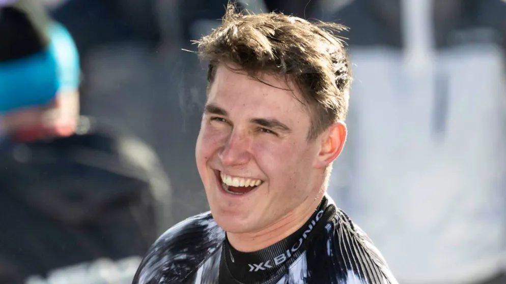 Franjo von Allmen steht in Crans-Montana vor dem Sieg in der Abfahrt