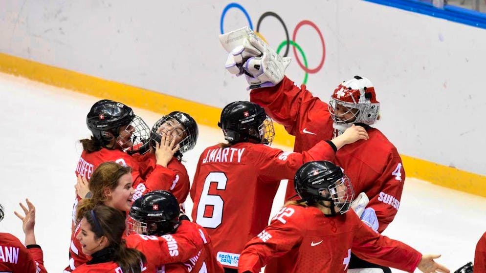 Florence Schelling remembers the Olympic coup - Gallery. The moment when the Swiss women's ice hockey team secured Olympic bronze in Sochi 2014