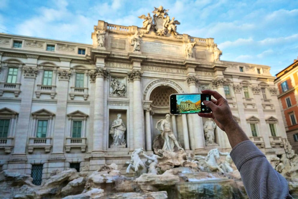 In future, tourists will have to pay two euros to visit the Trevi Fountain.
