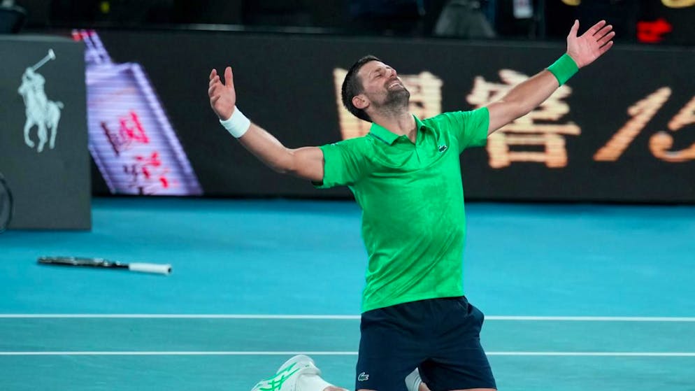 Novak Djokovic mit bald 39 immer noch gut genug für die allerbesten Tennisprofis