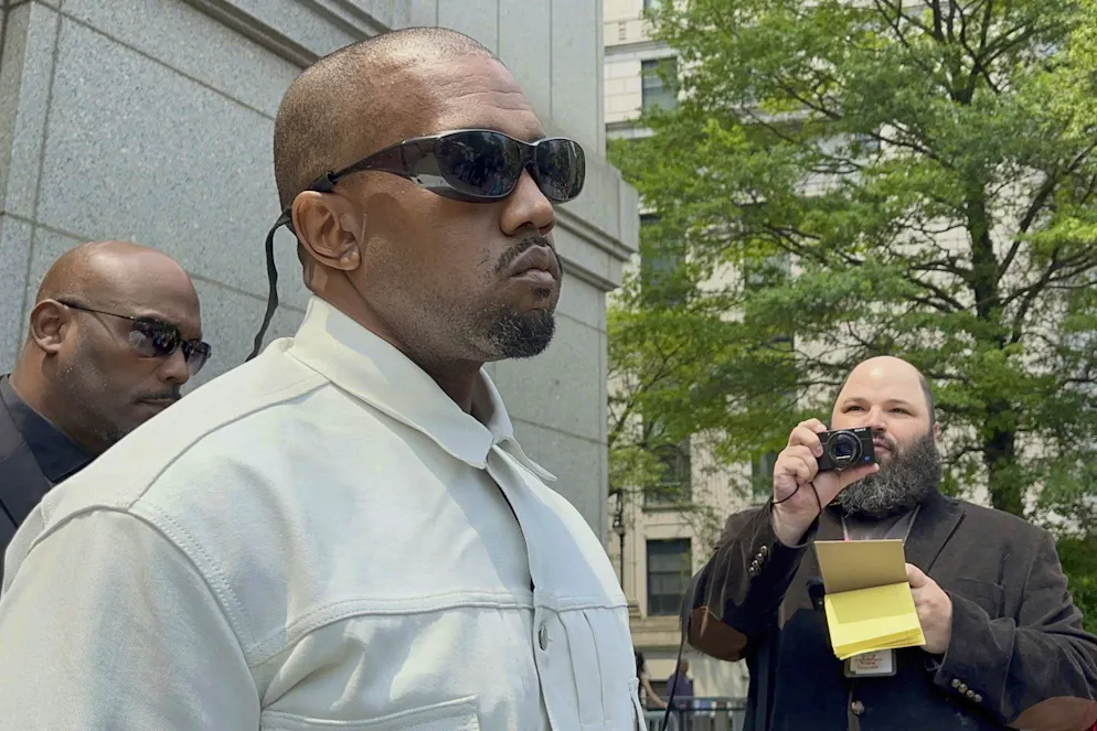 Il rapper americano Kanye West (foto d'archivio).