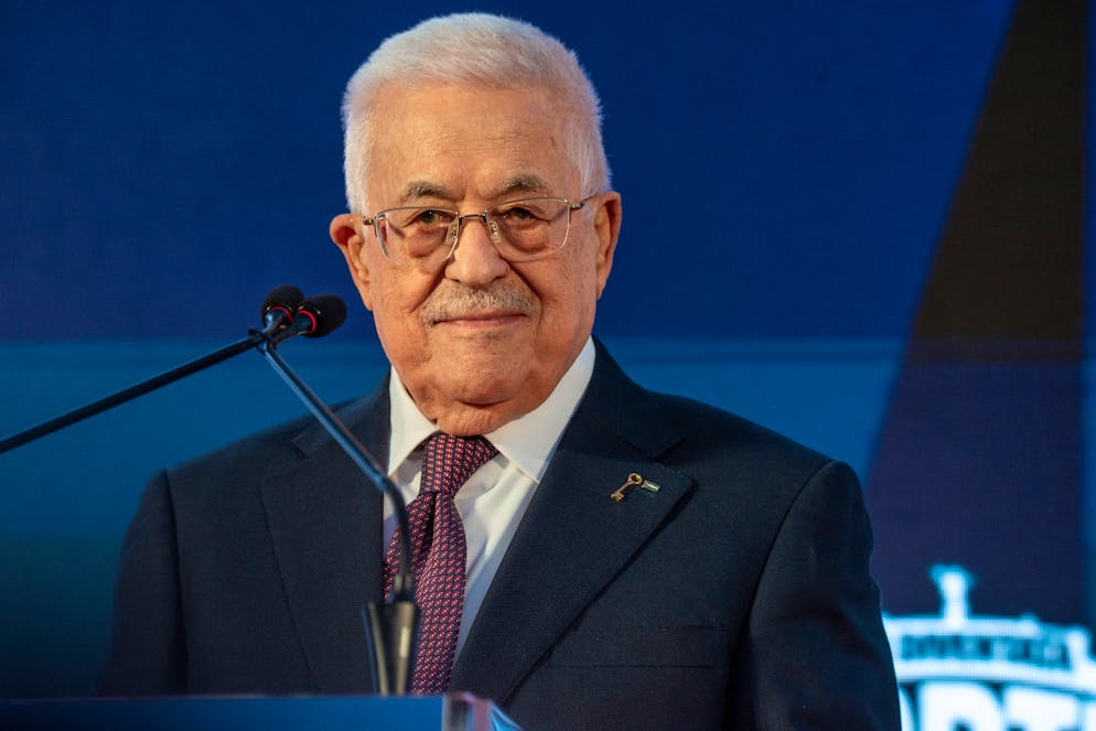 Il presidente palestinese Mahmoud Abbas, conosciuto come Abu Mazen