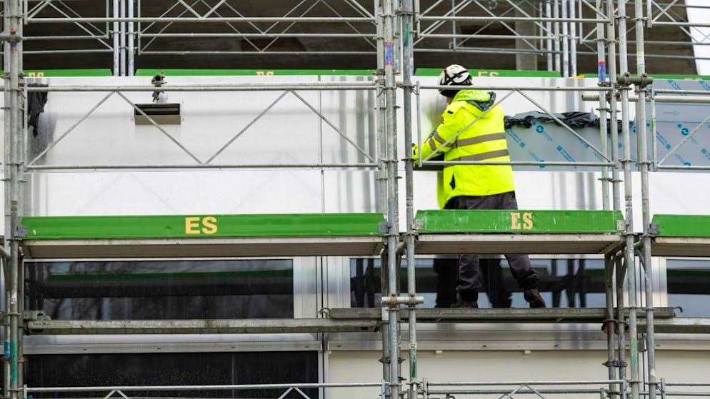 Insbesondere im Bau hat sich die gute Entwicklung fortgesetzt. Der entsprechende KOF-Indikator stieg auf den höchsten Stand seit über zwei Jahren. (Symbolbild)