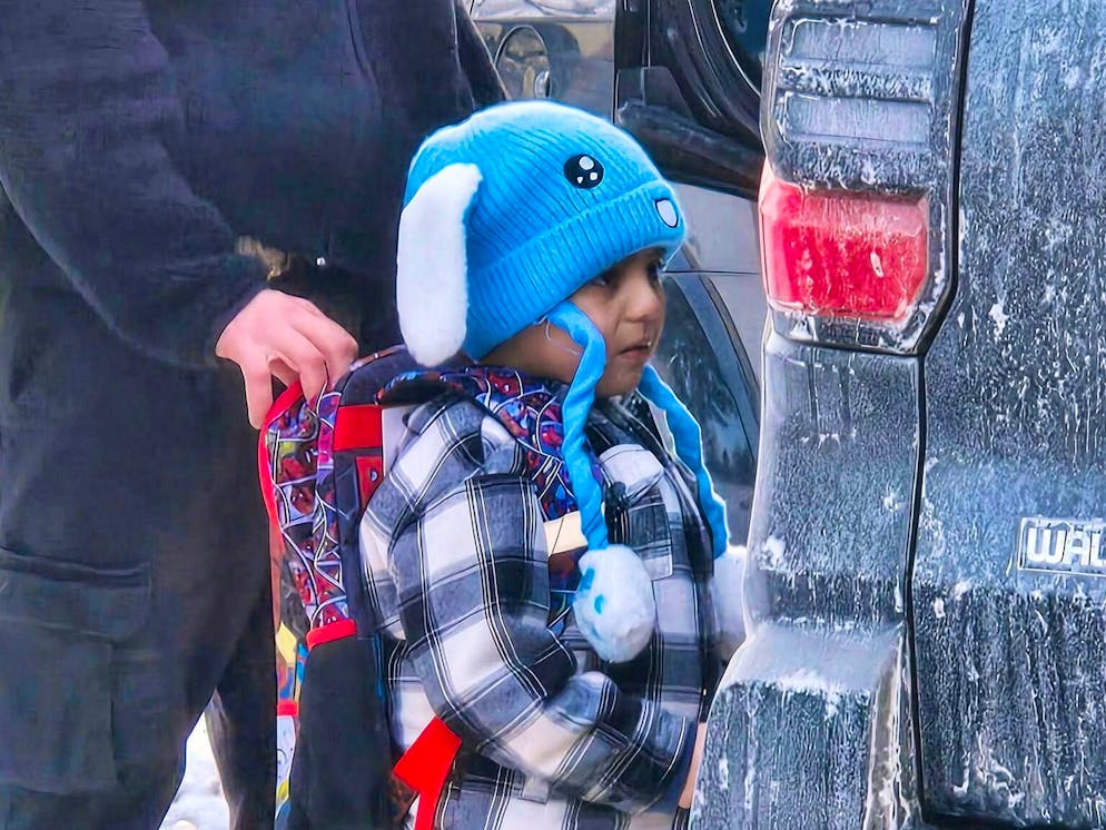 La foto dell'arresto di Liam ha fatto il giro del mondo.