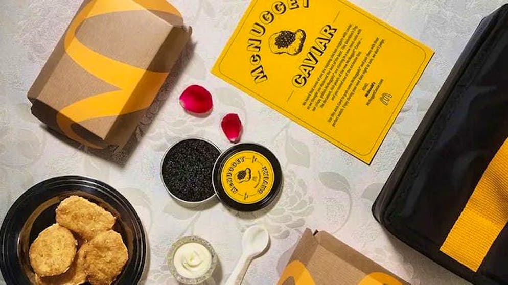 The "McNugget Caviar" - soon to be available in the USA at short notice 