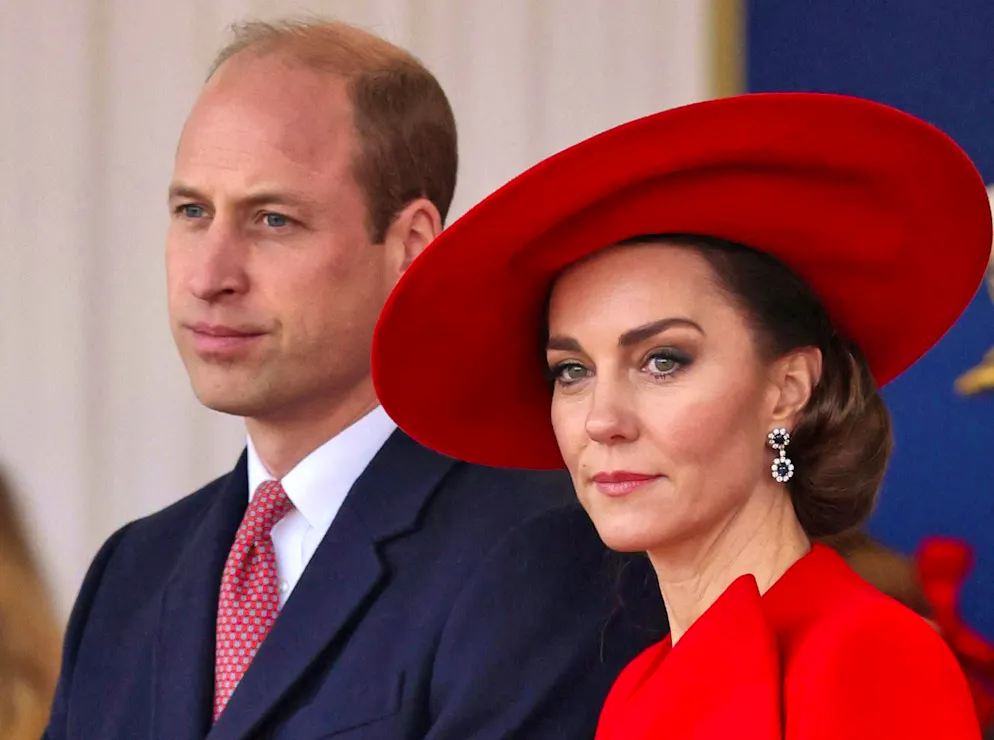 Prince William and Princess Kate in a photograph in November 2023 (archive image)