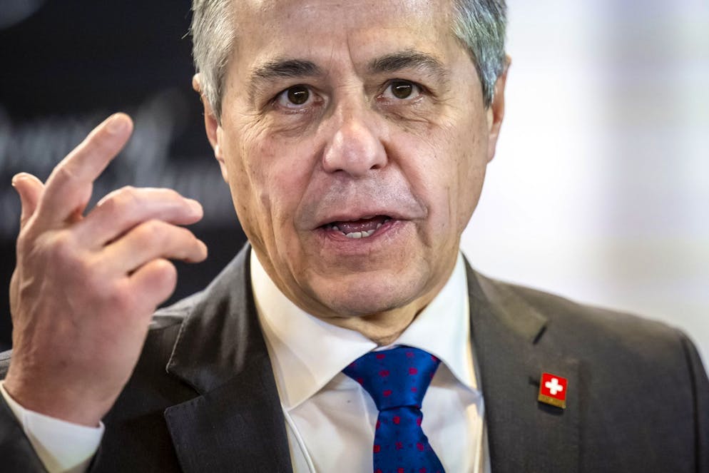 Selon les avocats, Ignazio Cassis est complice des crimes commis par Israël à Gaza (archives).