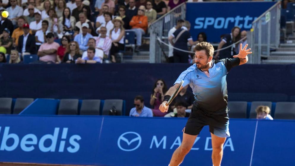 Noch einmal vor Heimpublikum: Stand Wawrinka macht auf seiner Abschiedstour Halt in Gstaad.