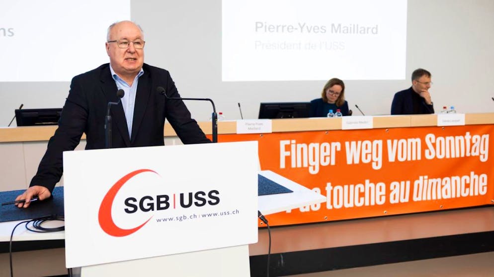 Pierre-Yves Maillard, presidente dell'USS. (Foto d'archivio)