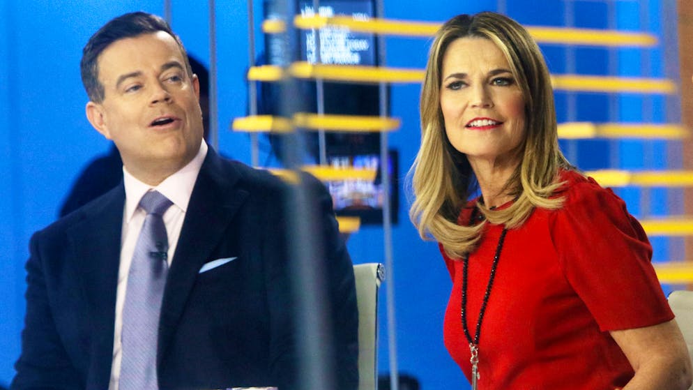 Savannah Guthrie (mit Co-Anchor Carson Daly) moderiert die «Today»-Show auf NBC - eine der beliebtesten Morgensendungen im US-TV.