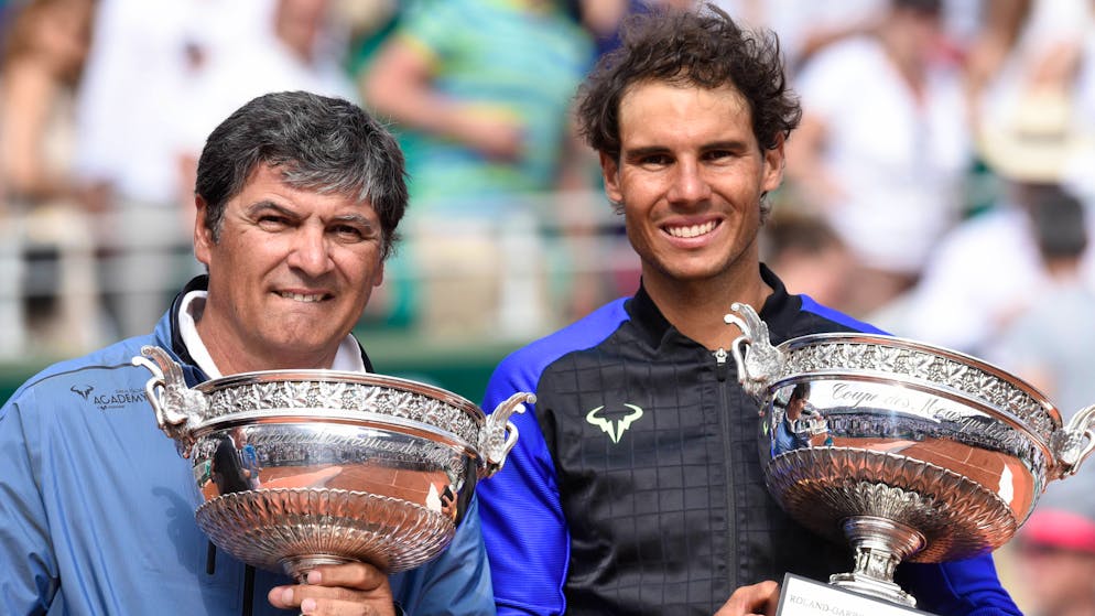 Toni Nadal mit seinem Neffen Rafael Nadal.