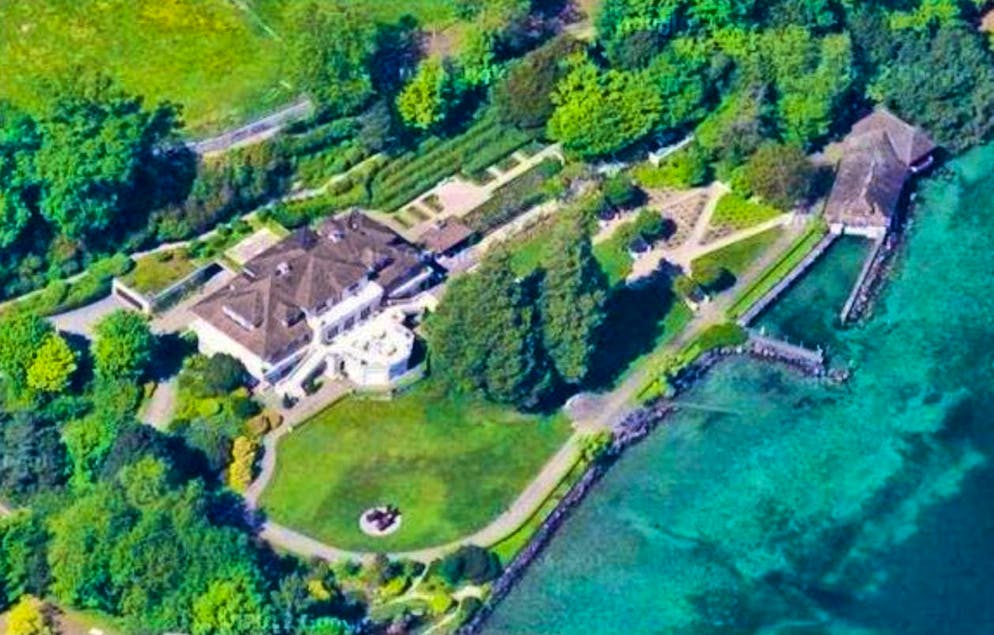The Villa Rose on Lake Lucerne belonged to Marc Rich at the time. 