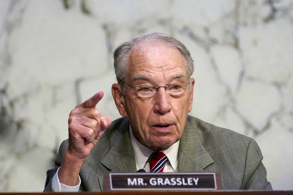 Sen. Chuck Grassley, in un'immagine d'archivio.