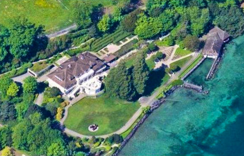 Die Villa Rose am Vierwaldstättersee gehörte damals Marc Rich. 