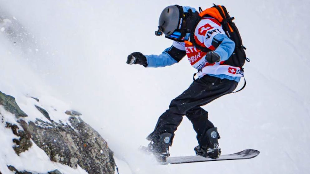 Liam Rivera, ici photographié lors de l'Xtreme de Verbier en 2024, a réussi un sacré exploit en Andorre.